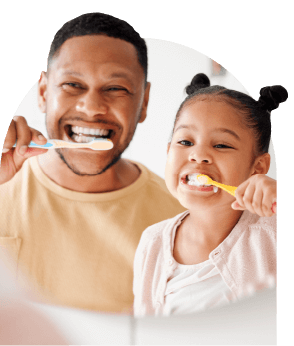 family brushing